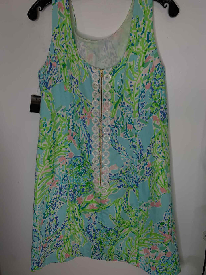 Women Size 12 Lilly Pulitzer Blue sleeveless dress