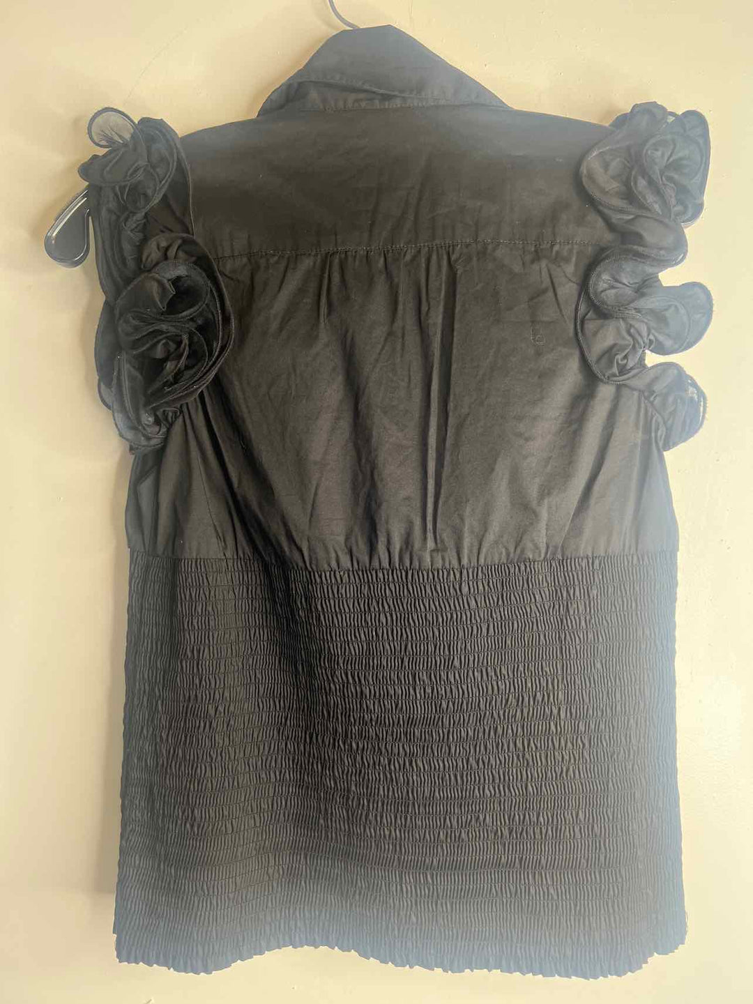 Bebe Women Size S Black short sleeve top