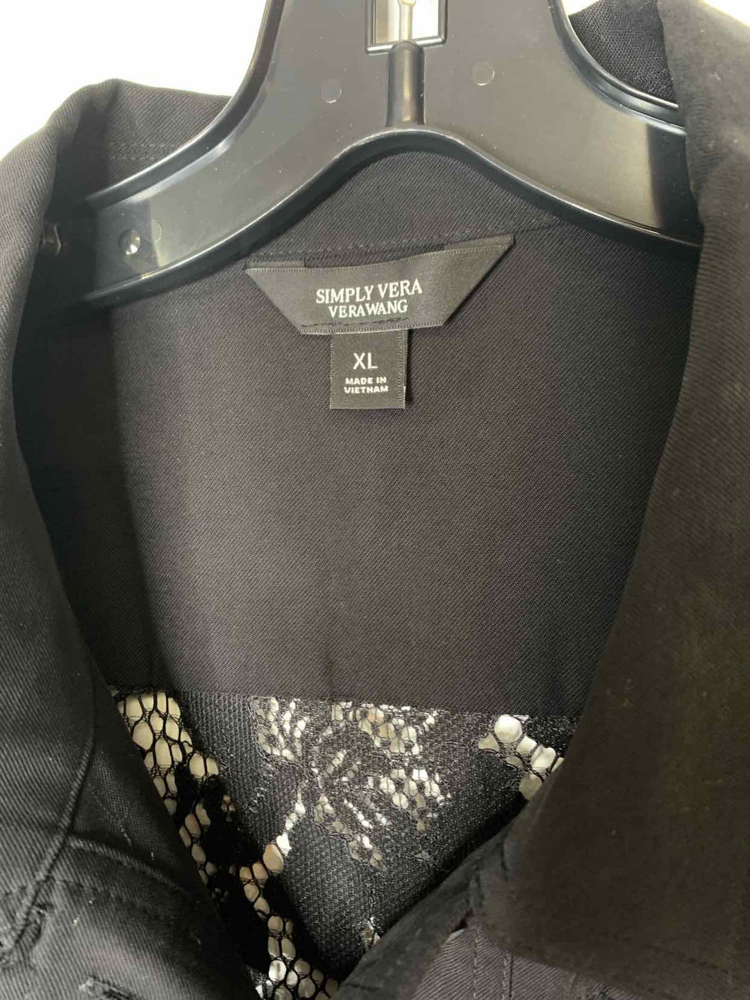 Simply Vera Women Size XL Charcoal long sleeve top