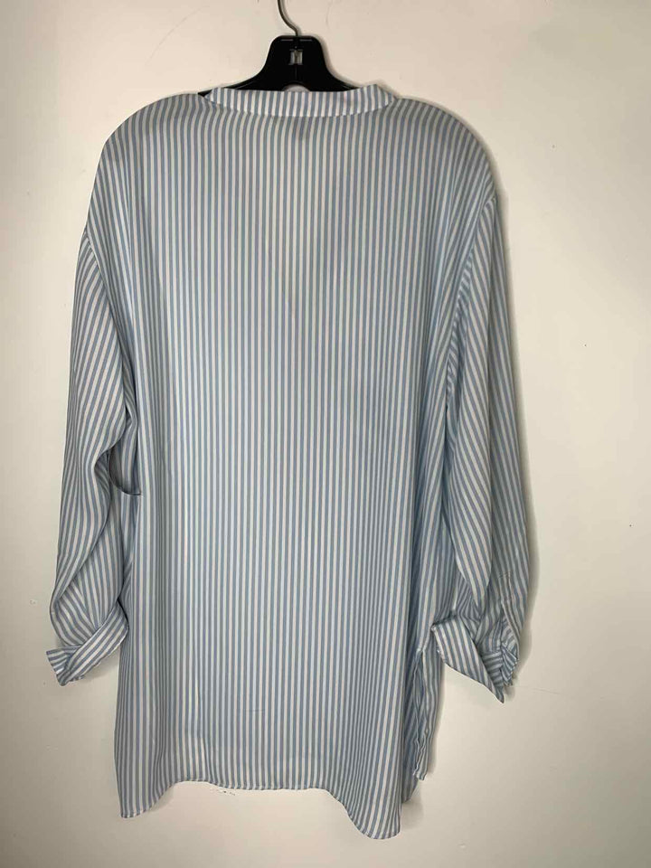 Women Size L Zac & Rachel striped long sleeve dress