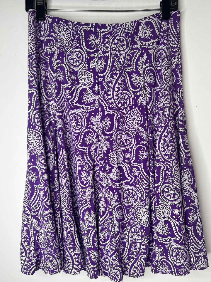Women Size S Chaps purple long skirt