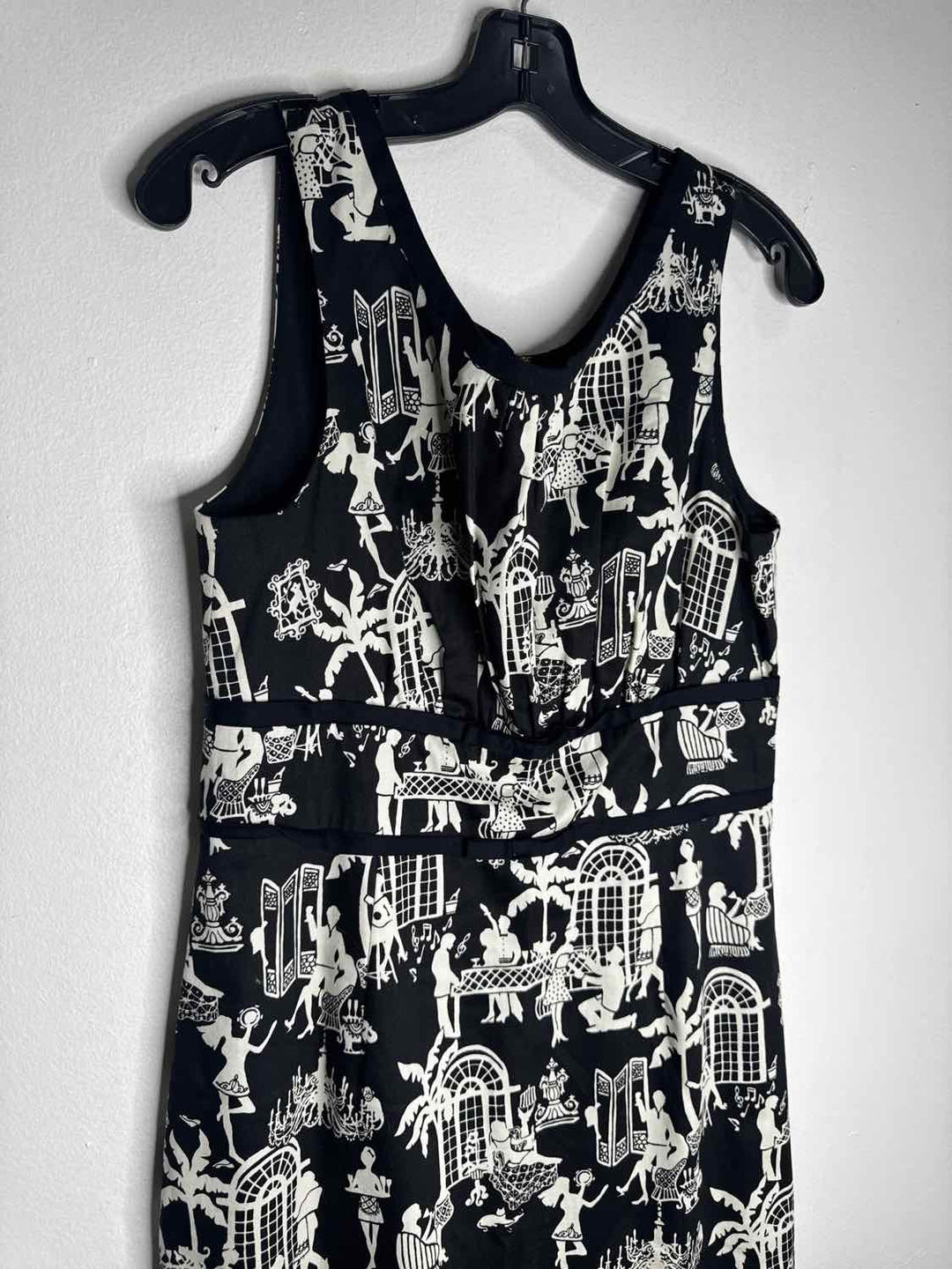 Lilly Pulitzer Size 10 Black Good Cafe sleeveless dress