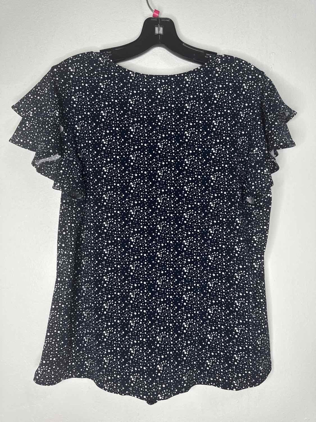 Adrianna Papell Size M Black short sleeve top