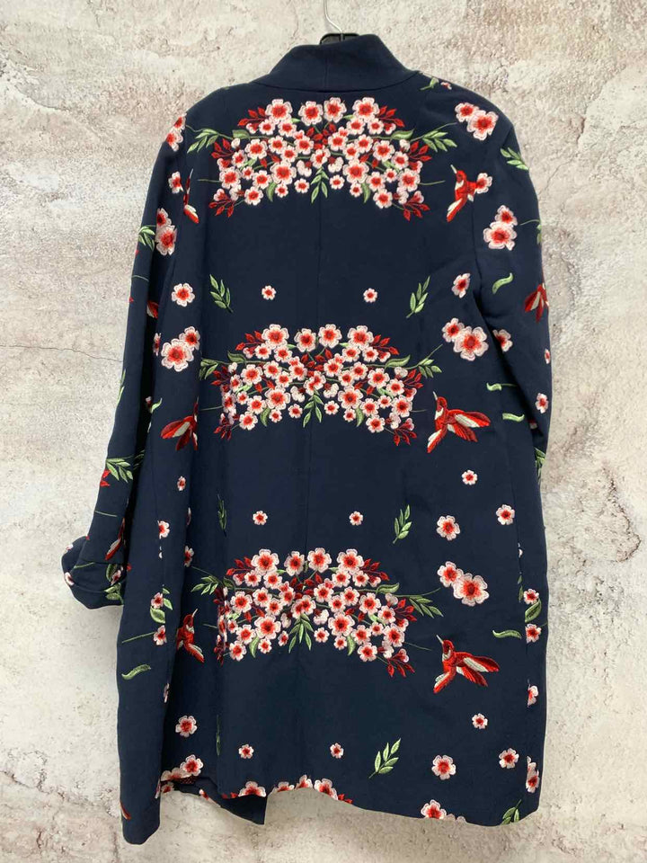 Soft Surroundings Navy Women Size L jacket