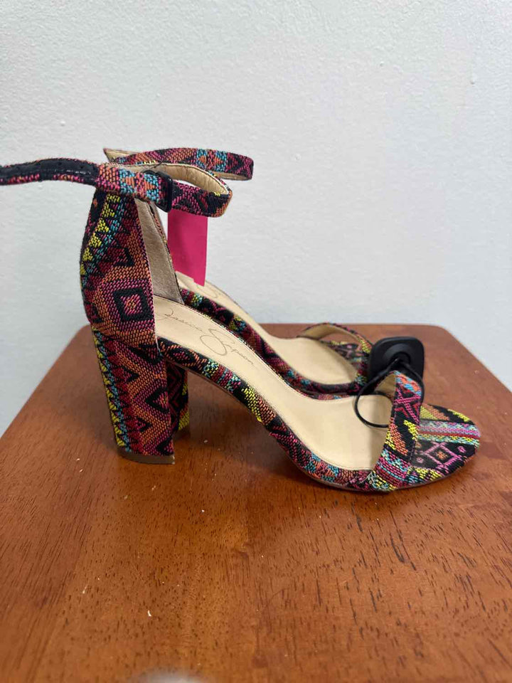 Jessica Simpson Shoe Size 7 Multi-Color high heel