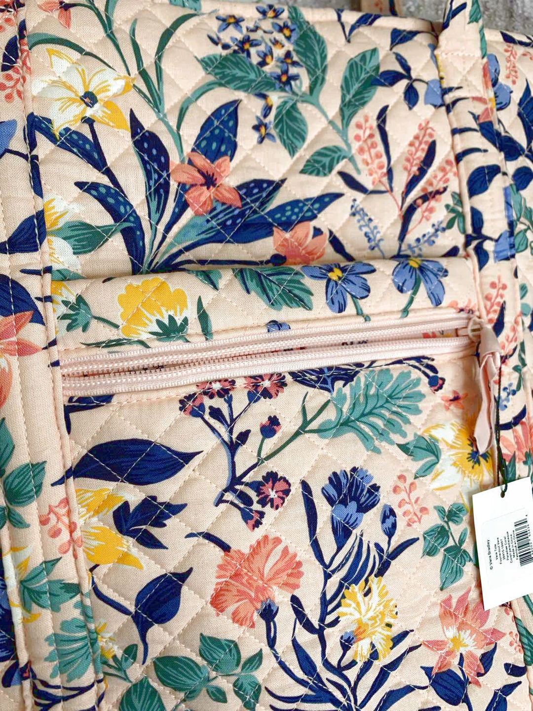 Vera Bradley floral tote bag