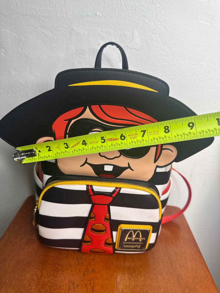 LoungeFly Striped backpack purse