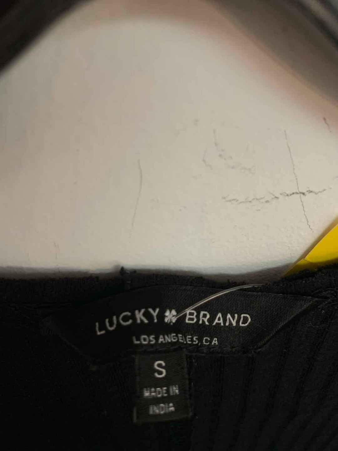Lucky Brand Size S Black long sleeve top