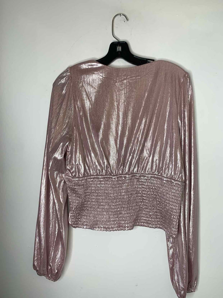 Flatwhite Women Size L Pink long sleeve top