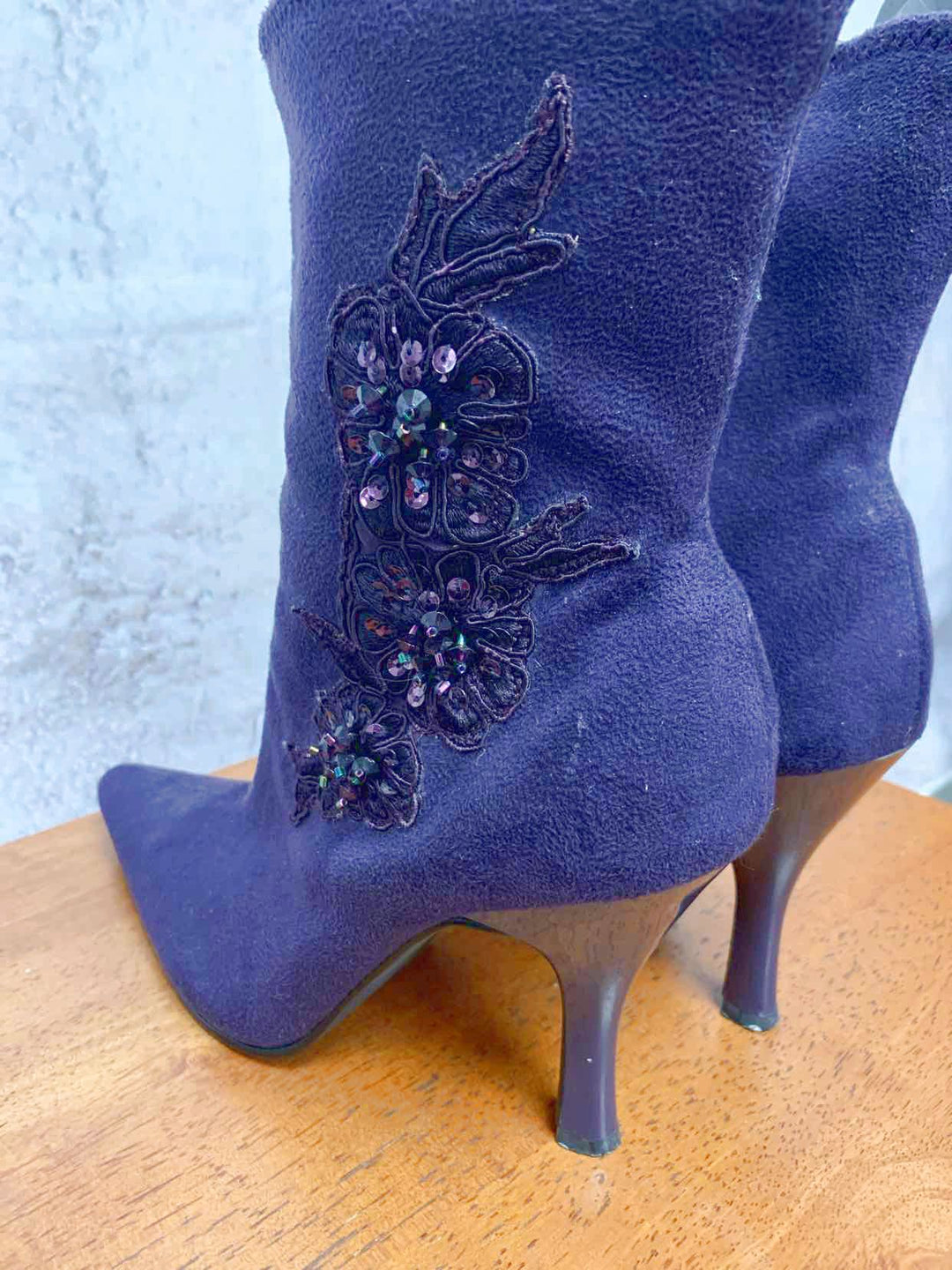 Olivia purple W Shoe Size 7 boots high