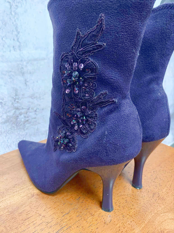 Olivia purple W Shoe Size 7 boots high