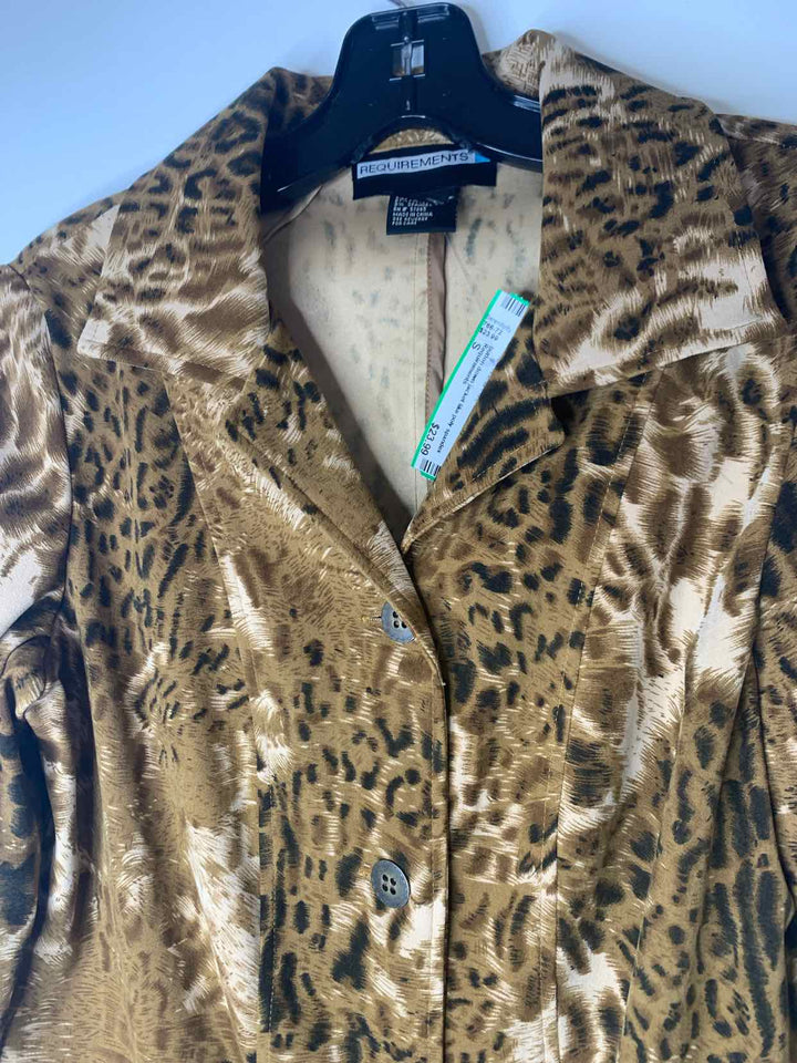 Requirements Women Size S Animal Print long sleeve top