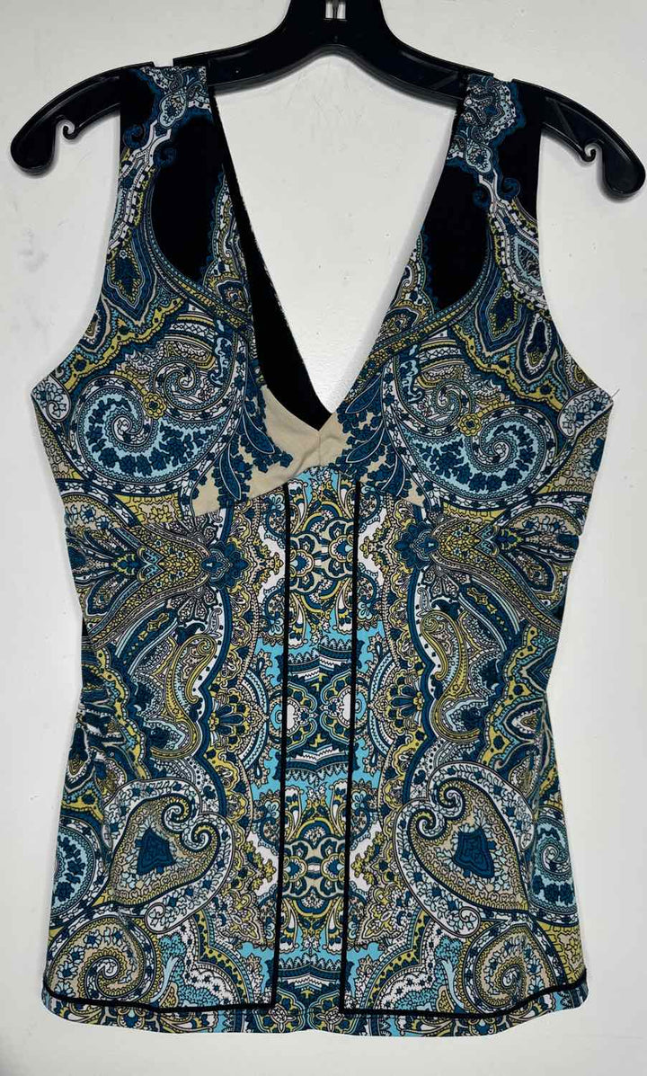 INC International Concepts Women Size L Teal sleeveless