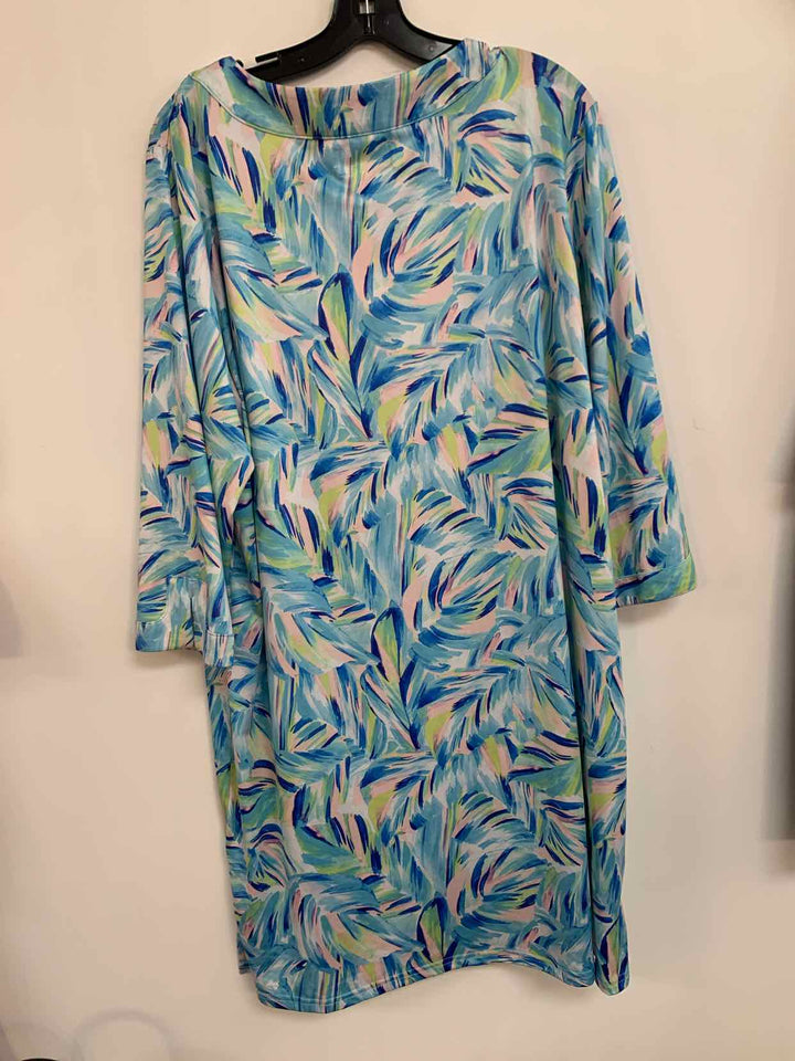 Stella Parker Size XXL Blue short sleeve top