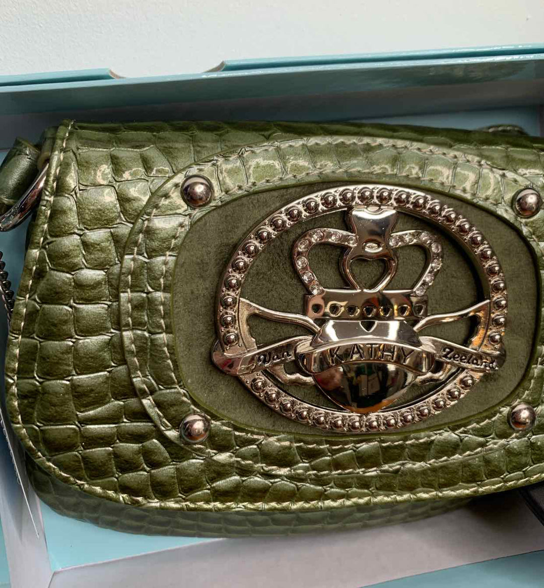 Kathy Van Zeeland Green crossbody