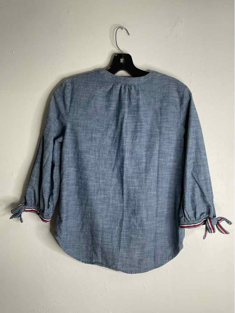 Tommy Hilfiger Size XS Blue long sleeve top