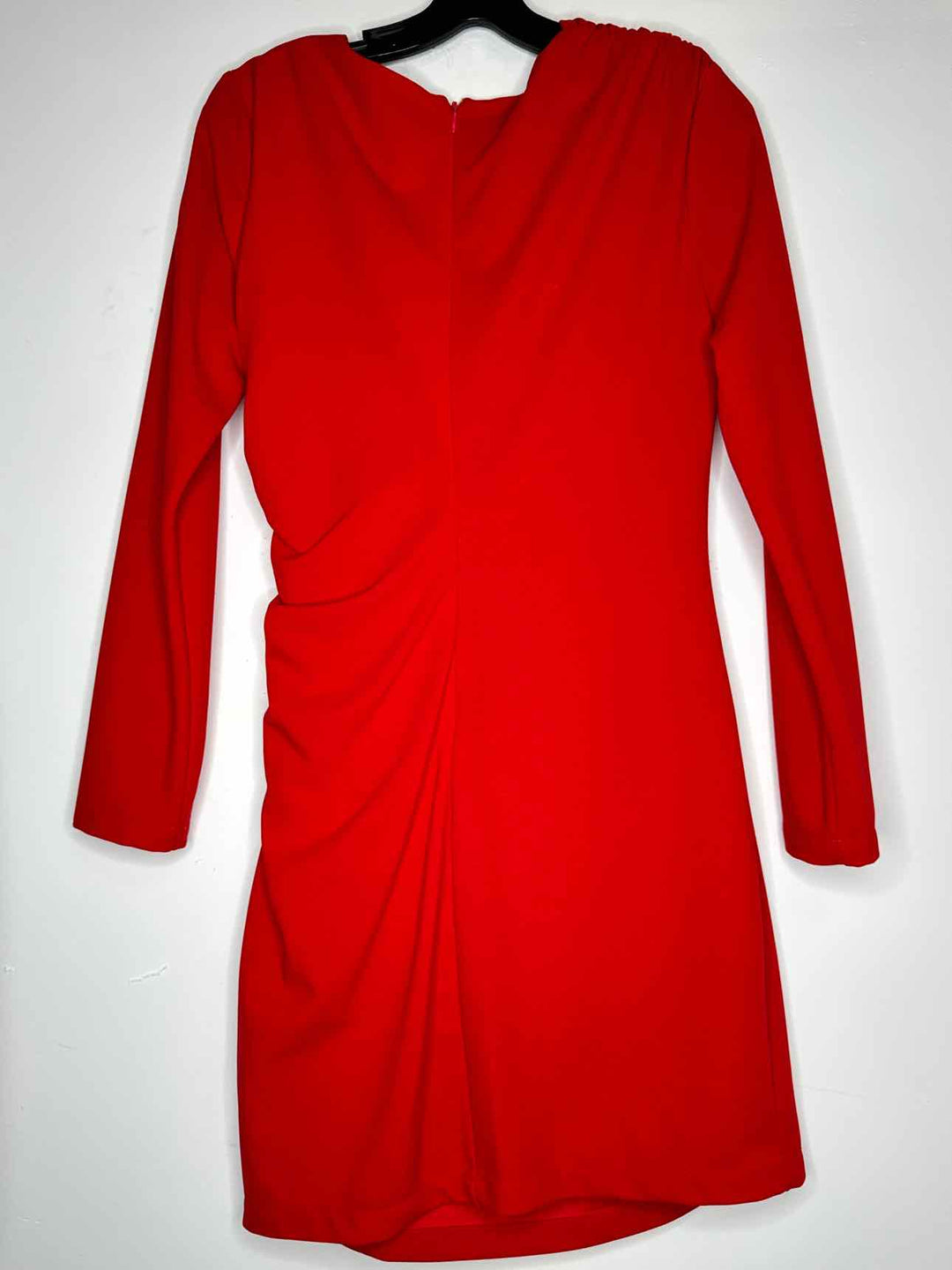 Women Size M Aqua Red long sleeve dress