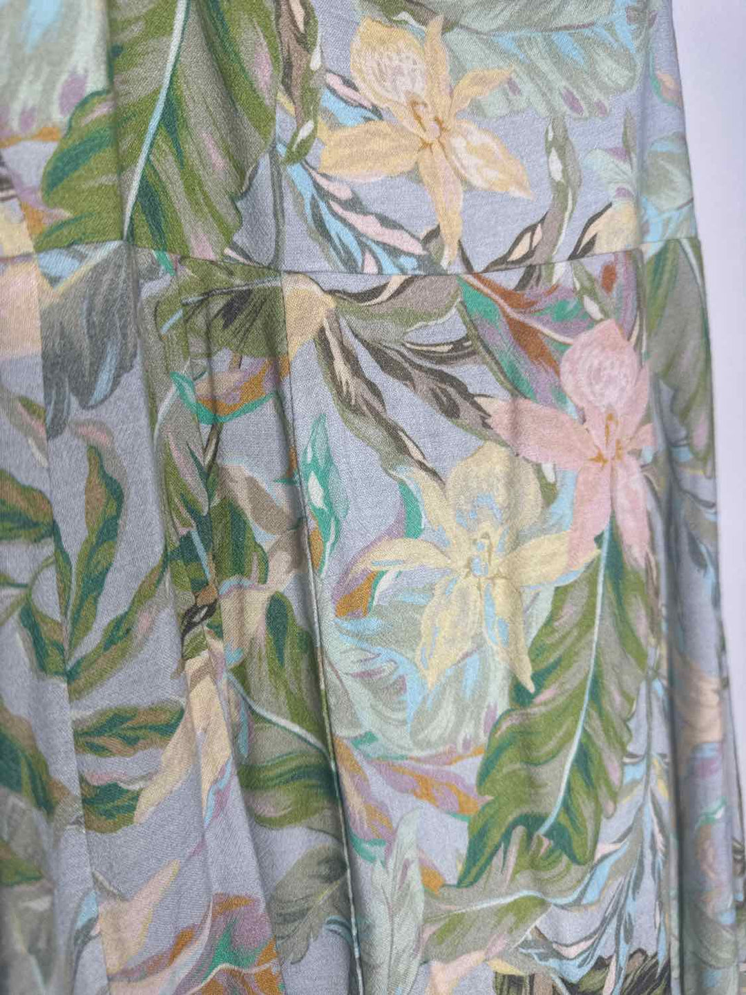 Mumu Size S Green Floral sundress