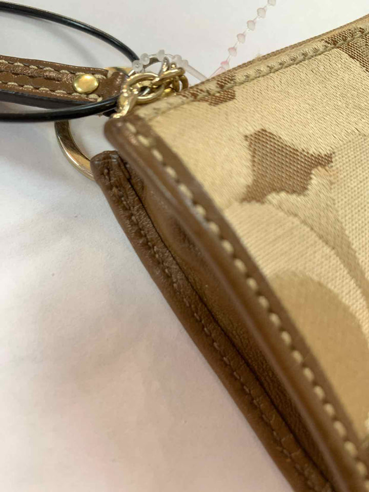Coach Brown Print wallet