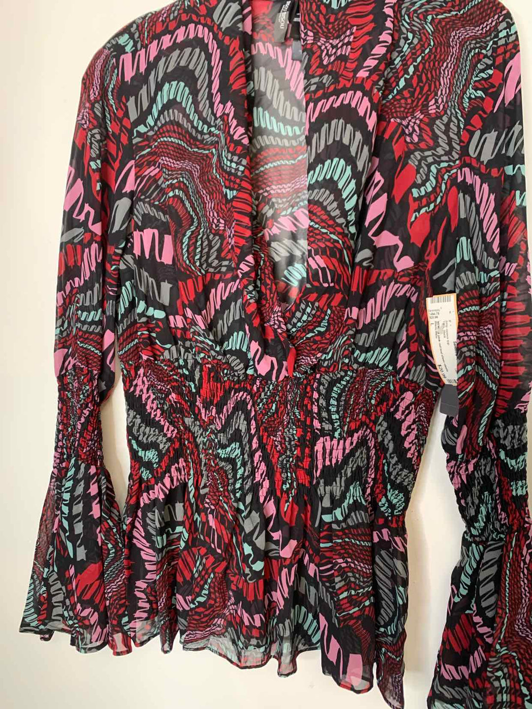 Bisou Biou Women Size L Black long sleeve top