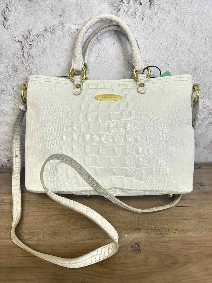 Brahmin White shoulder bag