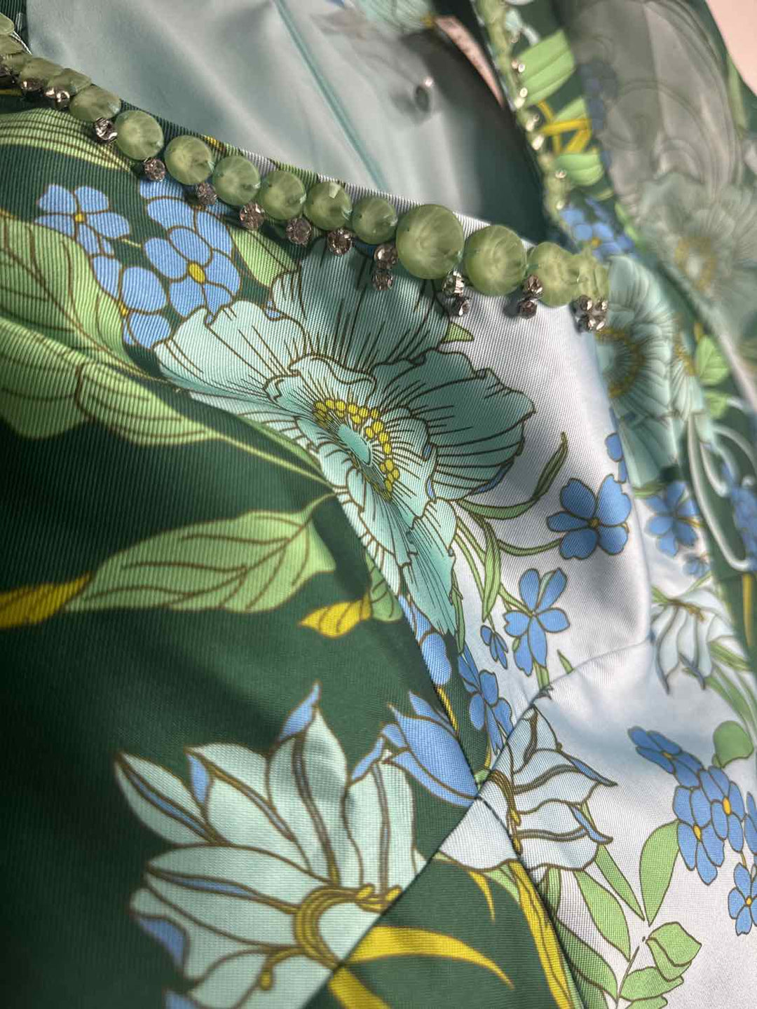 Boston Proper Size 12 Green formal dress