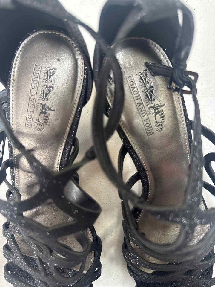 Coach Shoe Size 8.5 Black high heel