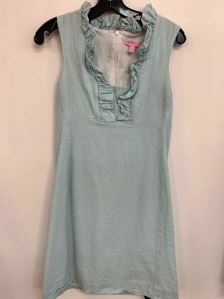 Women Size 8 Lilly Pulitzer mint green sleeveless dress