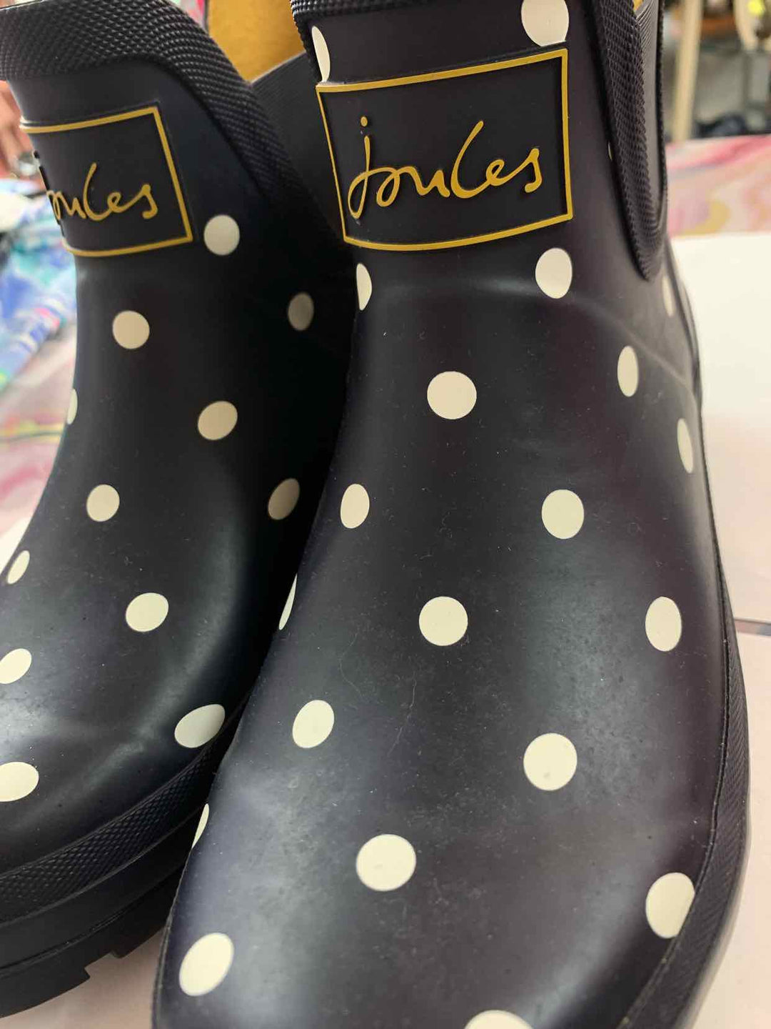 Joules Shoe Size 6 Polk A Dot ankle boots