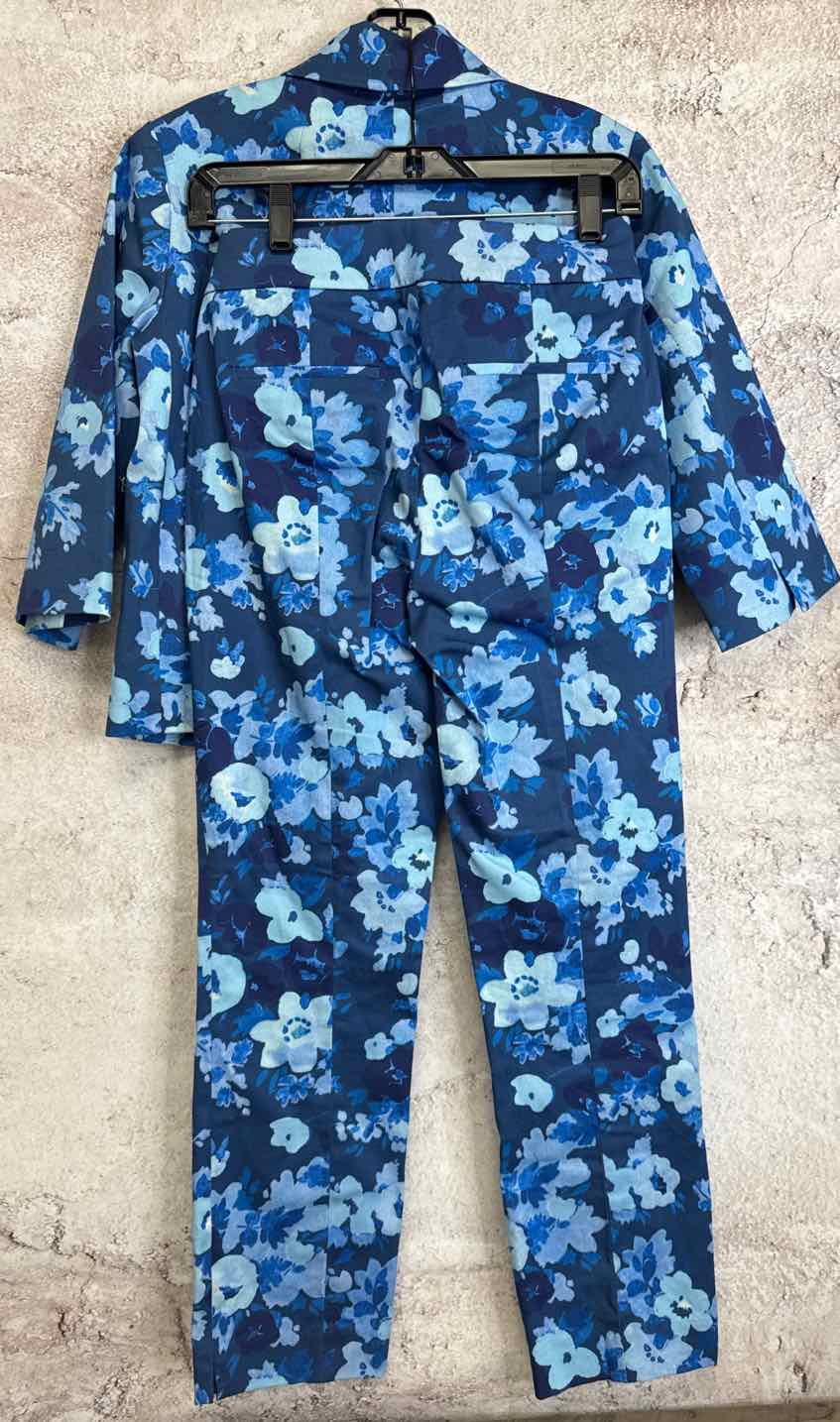J Crew Size 00 Blue 2 piece suit