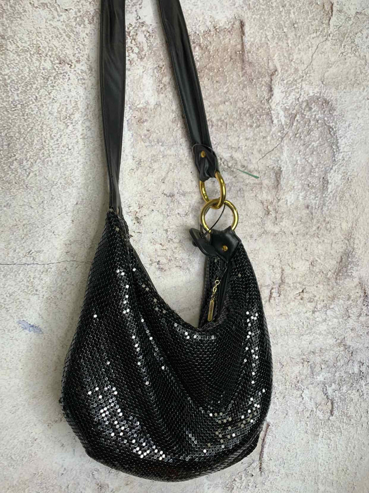 Whiting and Davis Black shoulder bag