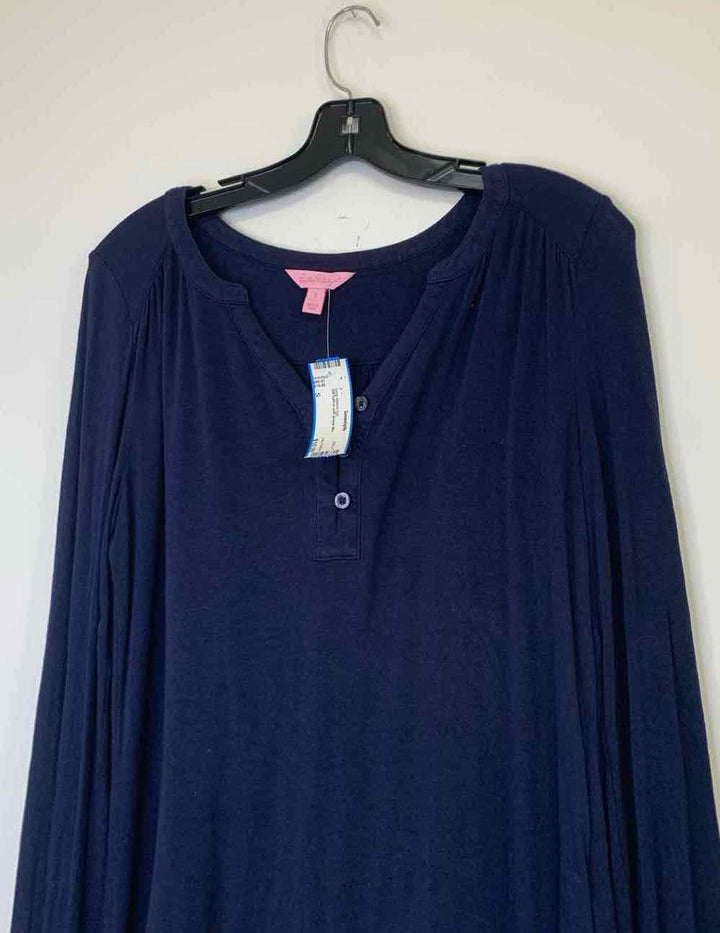 Lilly Pulitzer Women Size S Navy long sleeve top