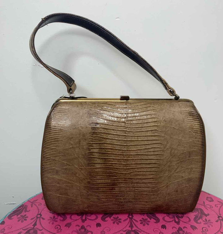 Brown shoulder bag