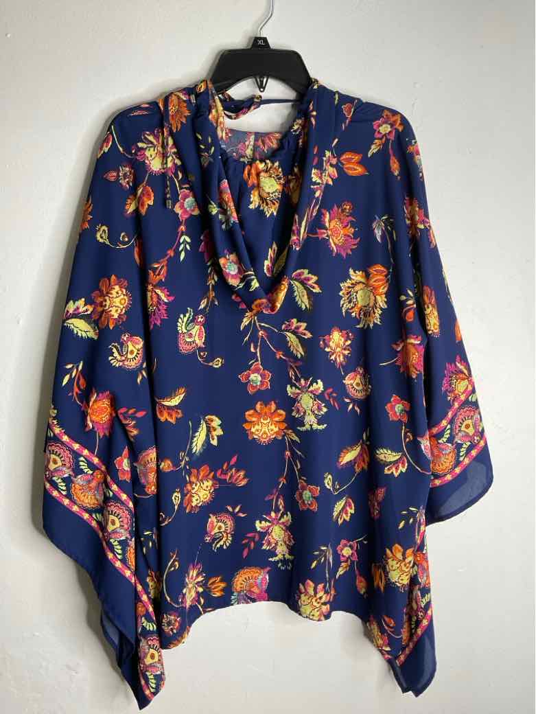 belle Kim Gravel Size XL Blue cover-Up