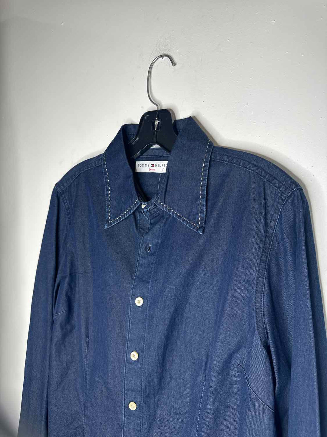 Tommy Hilfiger Women Size L Blue long sleeve top