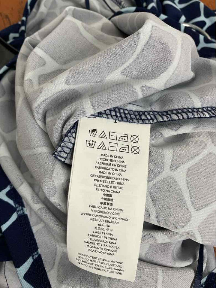 Michael Kors Size L Blue Scoop Neck sleeveless
