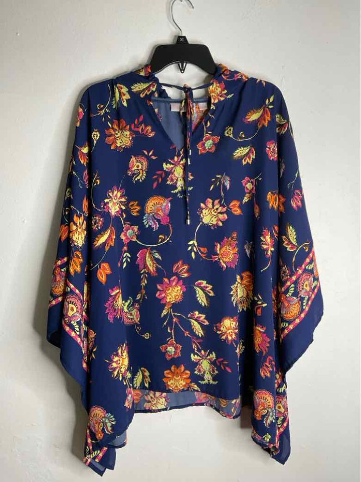 belle Kim Gravel Size XL Blue cover-Up