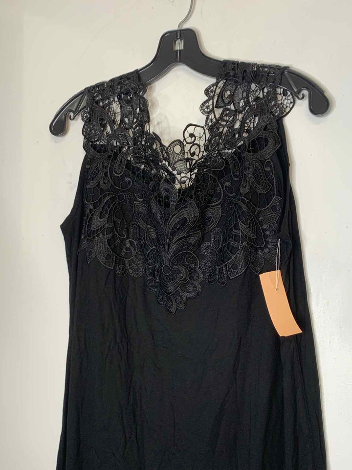 Joan Boyce Women Size L Black sleeveless
