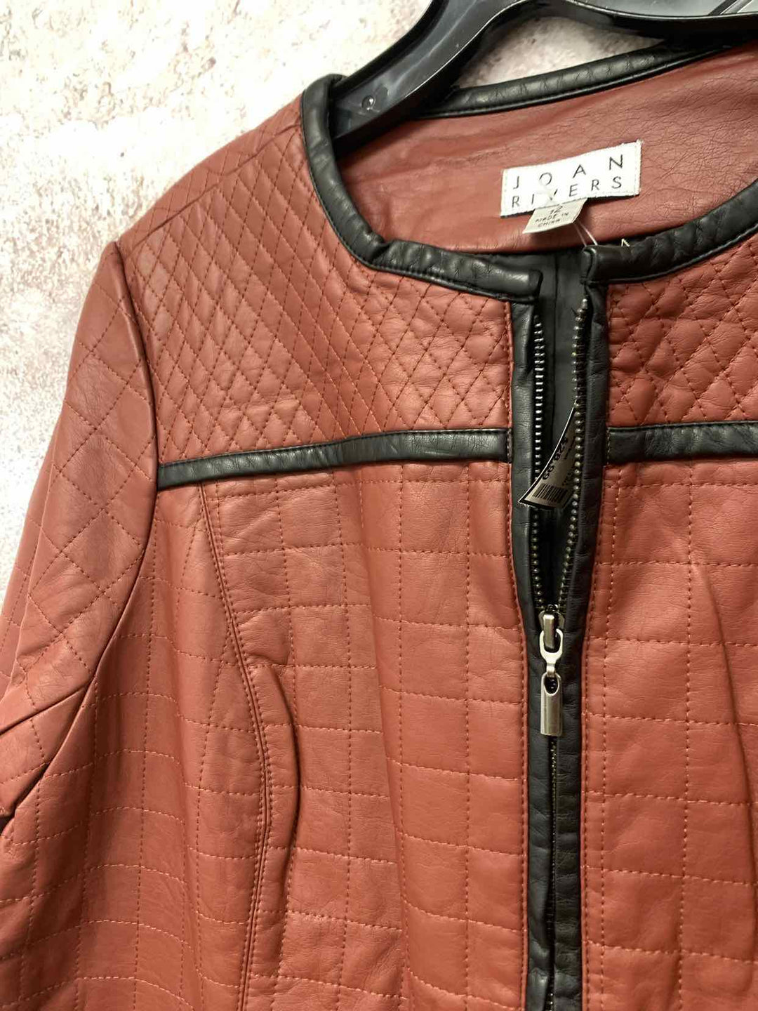 Joan Rivers rust Women Size 12 jacket