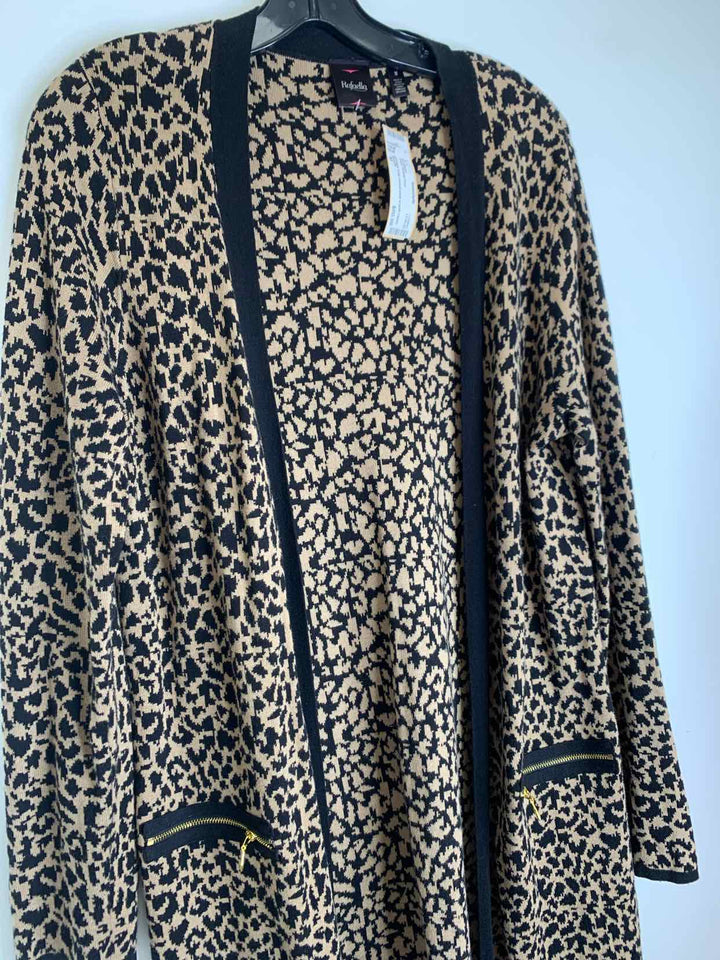 Rafella Women Size M Animal Print cardigan