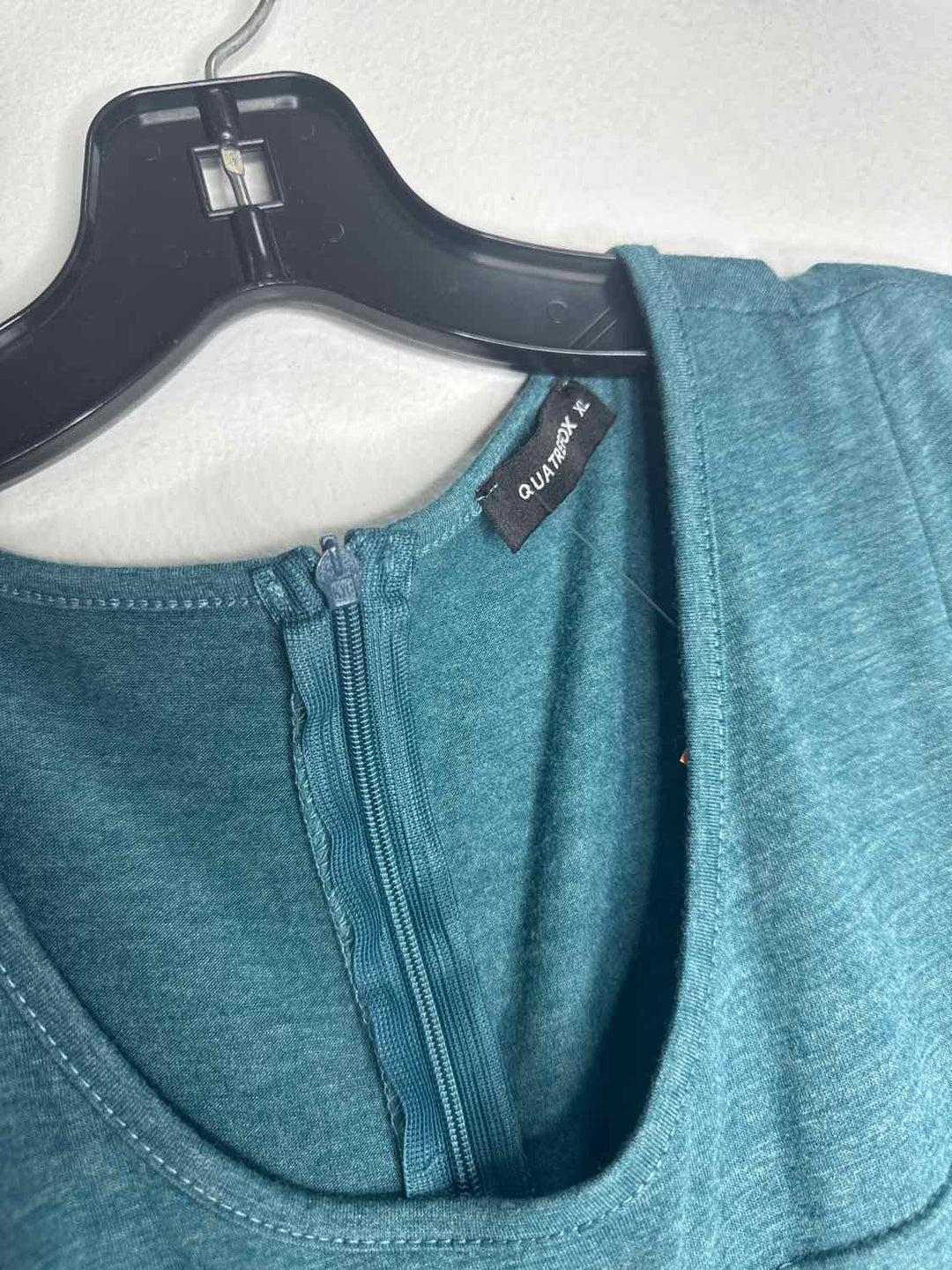 Quatrefox Size XL Green Maxi 3/4 sleeve dress