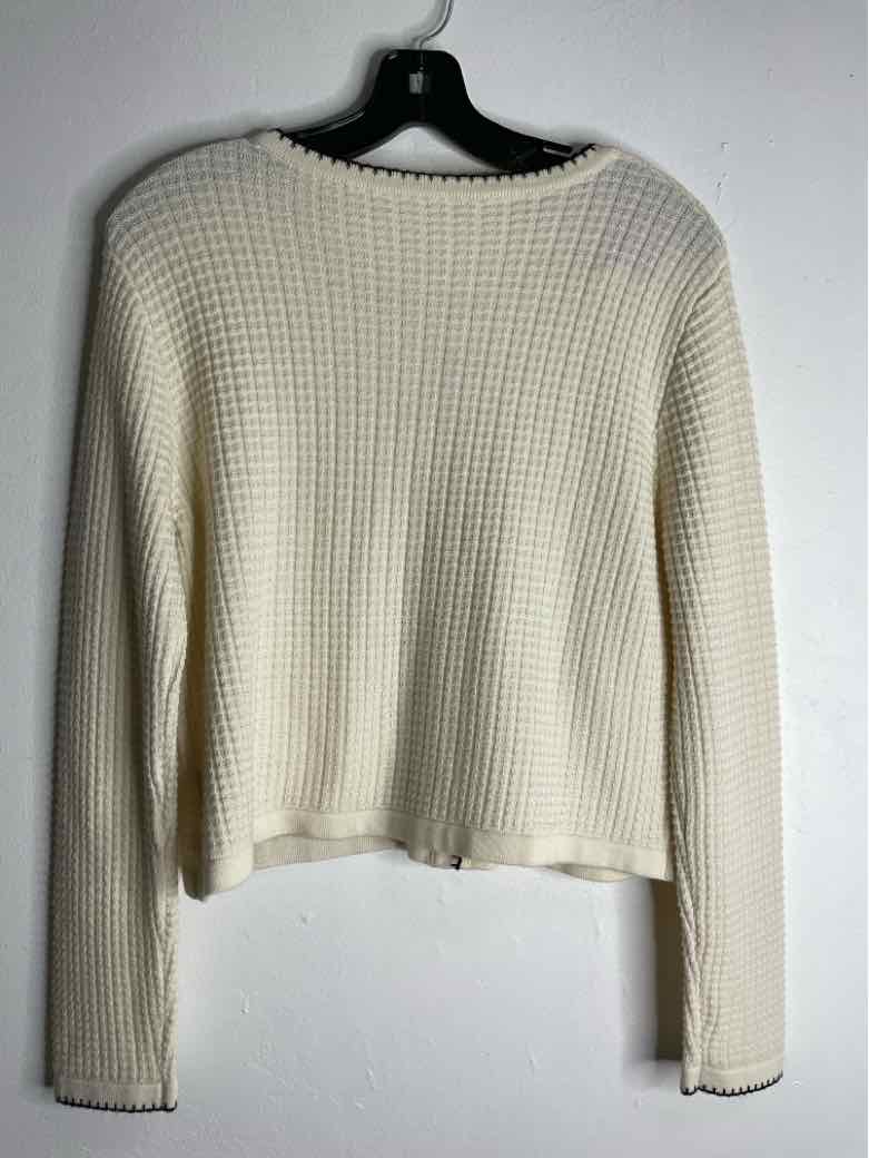YESA Cream Button Down cardigan