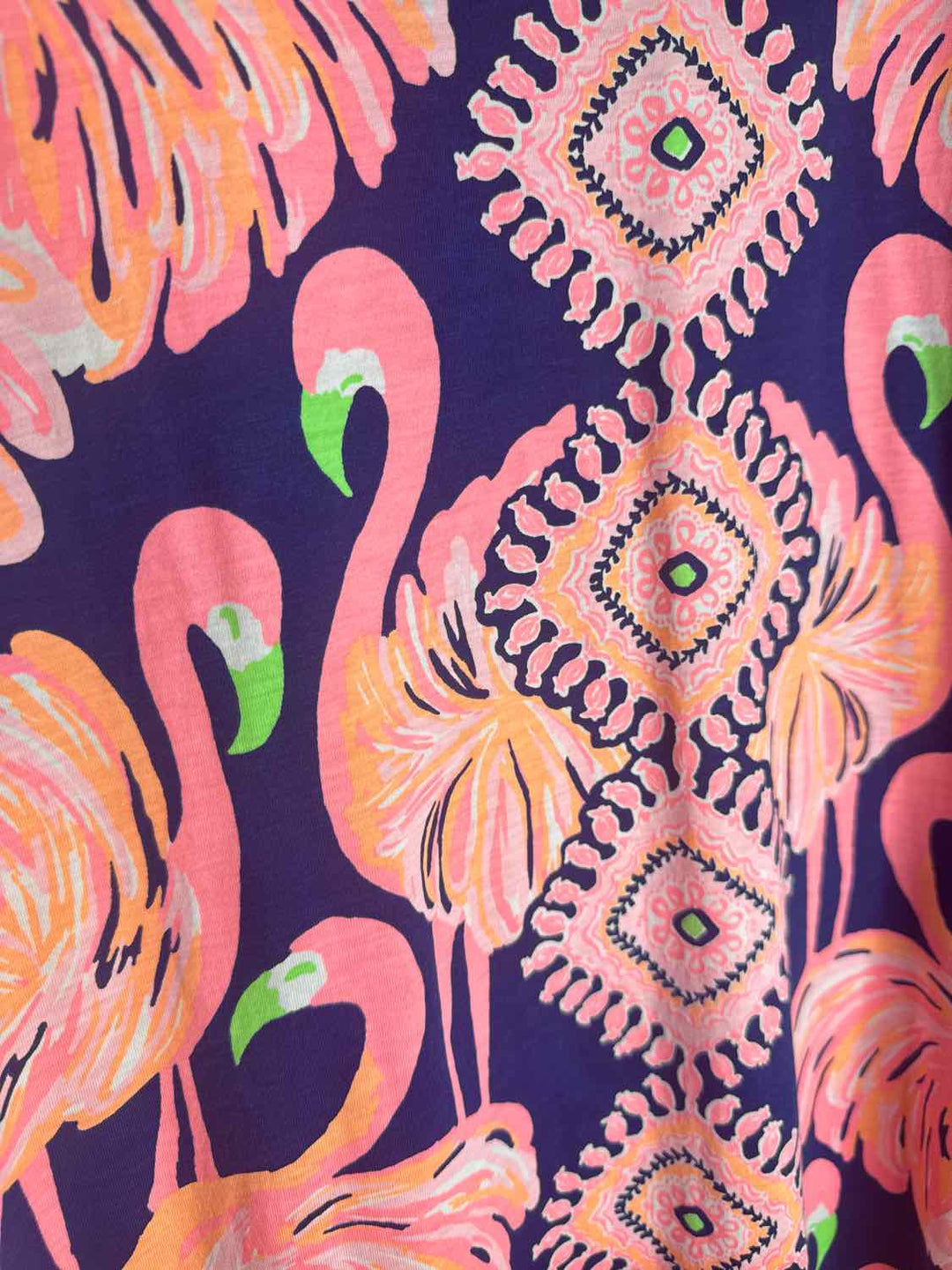 Lilly Pulitzer Size M Pink Navy long sleeve dress