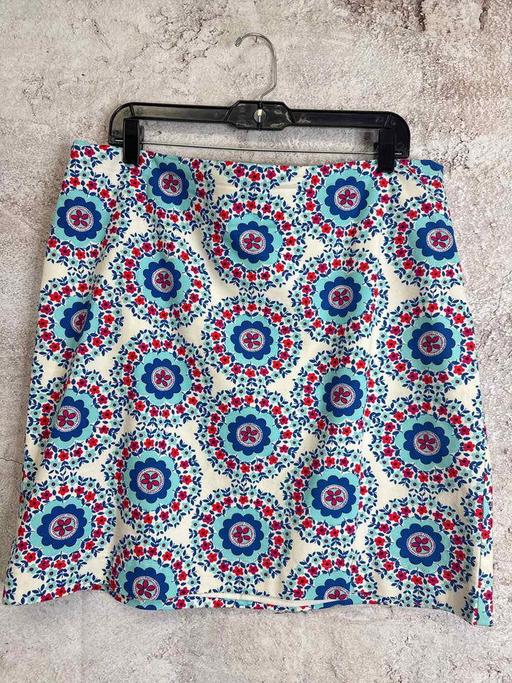 Talbots Size 14 Floral knee length skirt