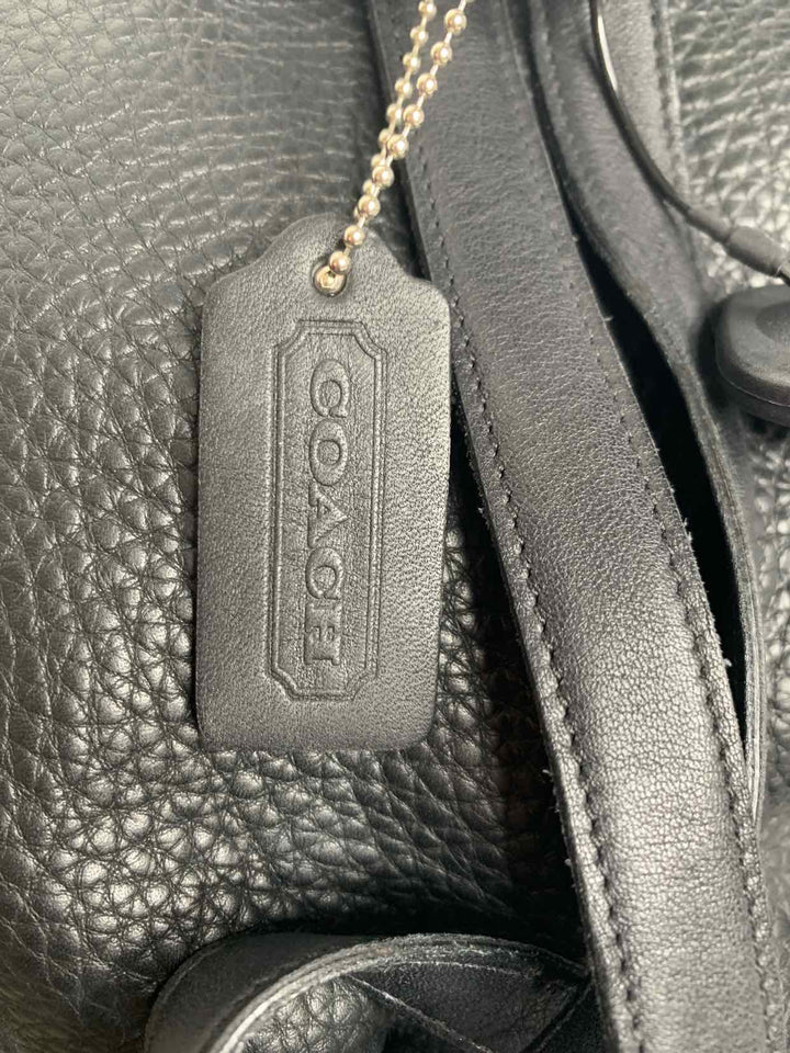 Coach Black backpack purse