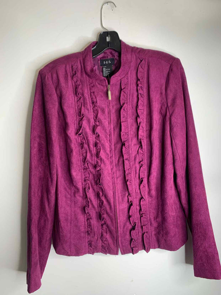 R.O.T Burgundy Women Size S jacket