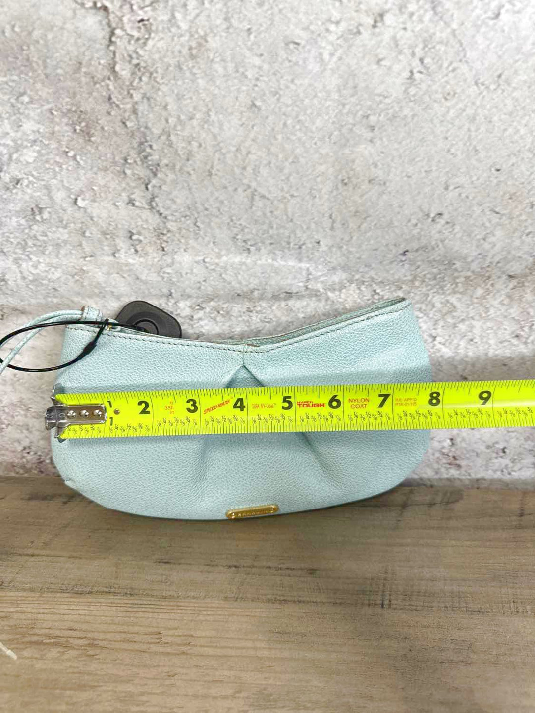 Brahmin Teal wristlet