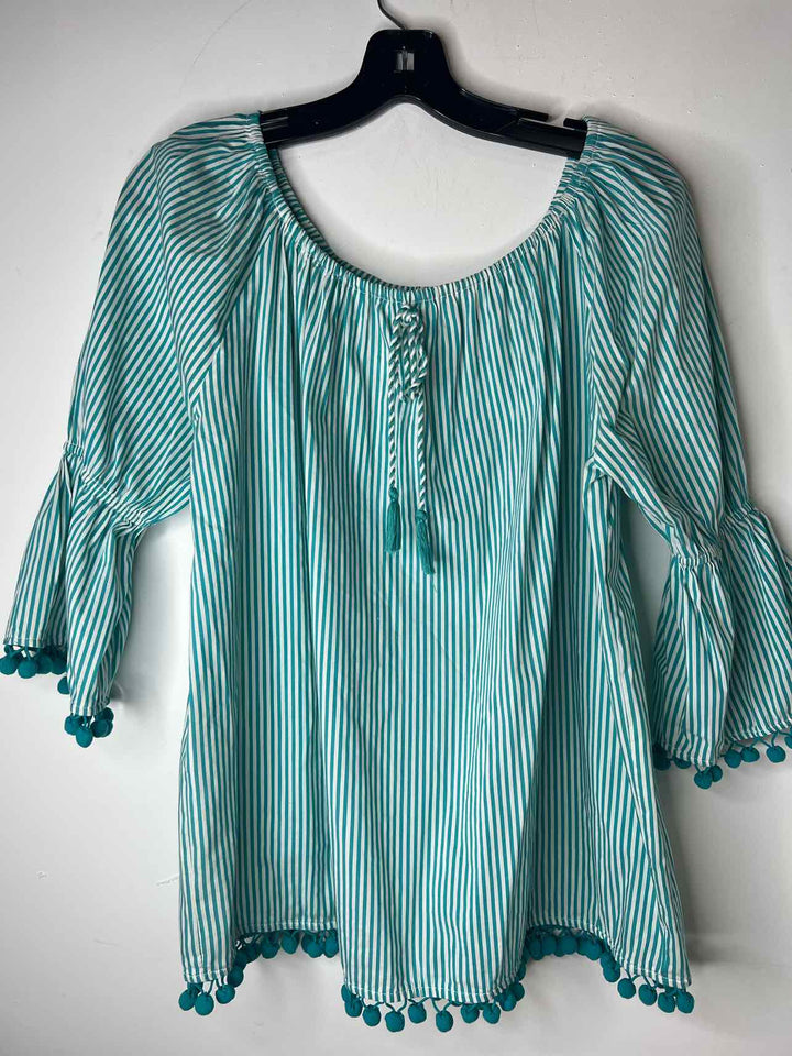 Grand & Greene Women Size L striped long sleeve top