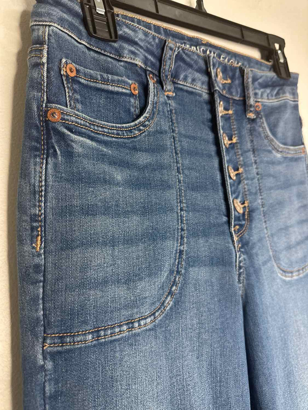 American Eagle Size 8 Denim Wide Leg Jeans