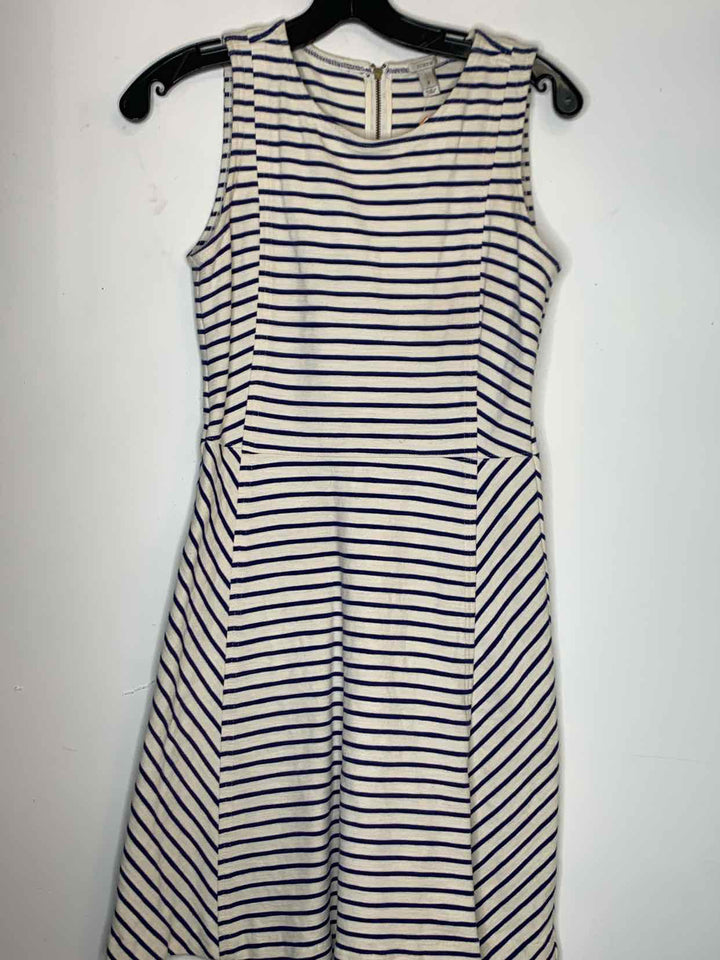 Women Size 2 J Crew striped sleeveless dress